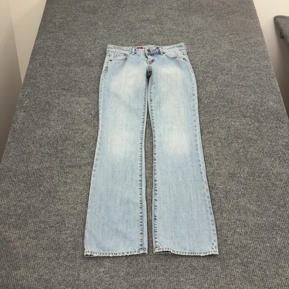 X2 Jeans Women 4L Light Wash Cotton Bootcut Low Rise Y2K Casual